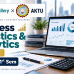 AKTU MBA 1st Sem Business Statistics & Analytics PYQs