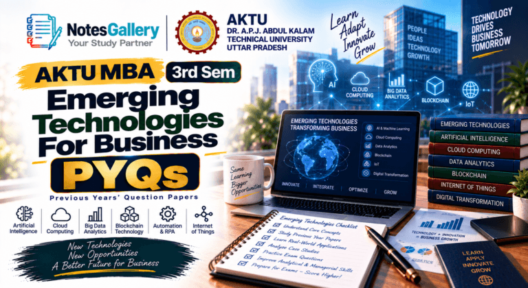 Emerging Technologies For Business
