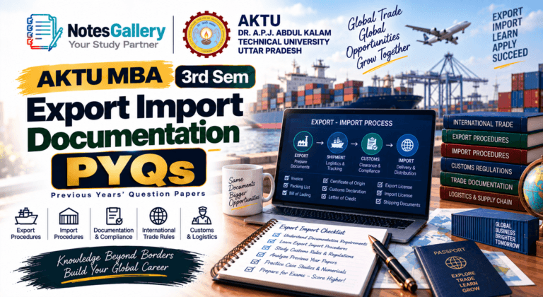 Export Import Documentation