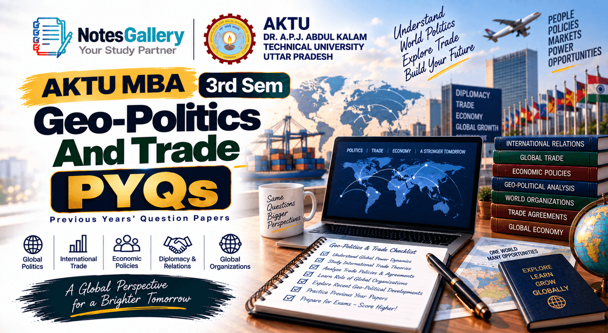 Geo-Politics And Trade