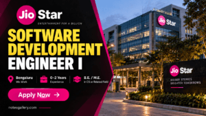 JioStar Software Development Engineer I: Frontend Job, Eligibility, Skills and Application
