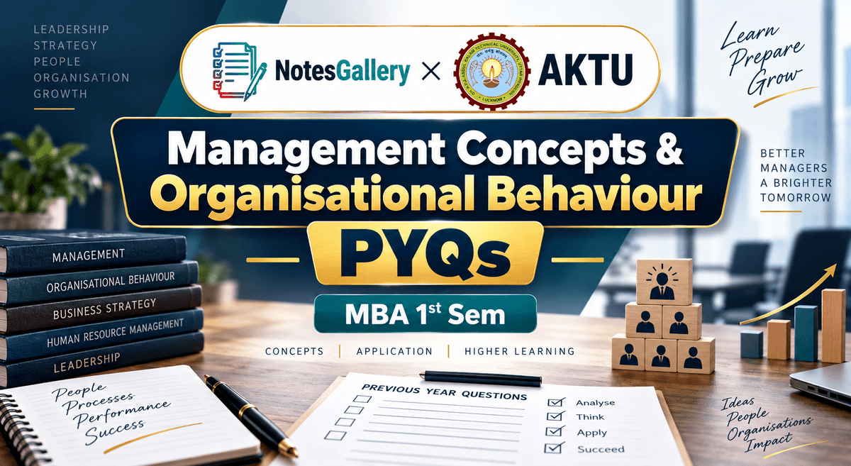 Management Concepts & Organisational Behaviour