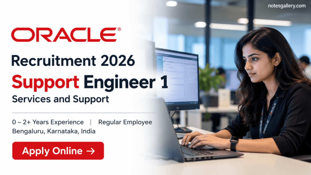 Oracle Support Engineer 1 Hiring: Eligibility, Skills, Responsibilities & How to Apply