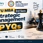 AKTU MBA 3rd Sem Strategic Management PYQs