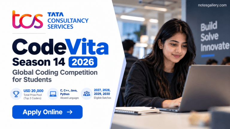 TCS CodeVita Season 14 2026: Registration, Eligibility & Apply