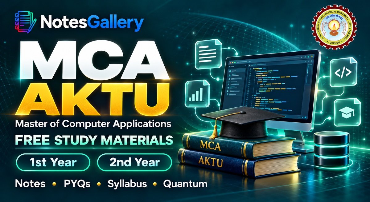 MCA AKTU - Notes Gallery