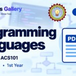 Programming Languages Unit 4 Notes – AKTU B.Tech 1st Year