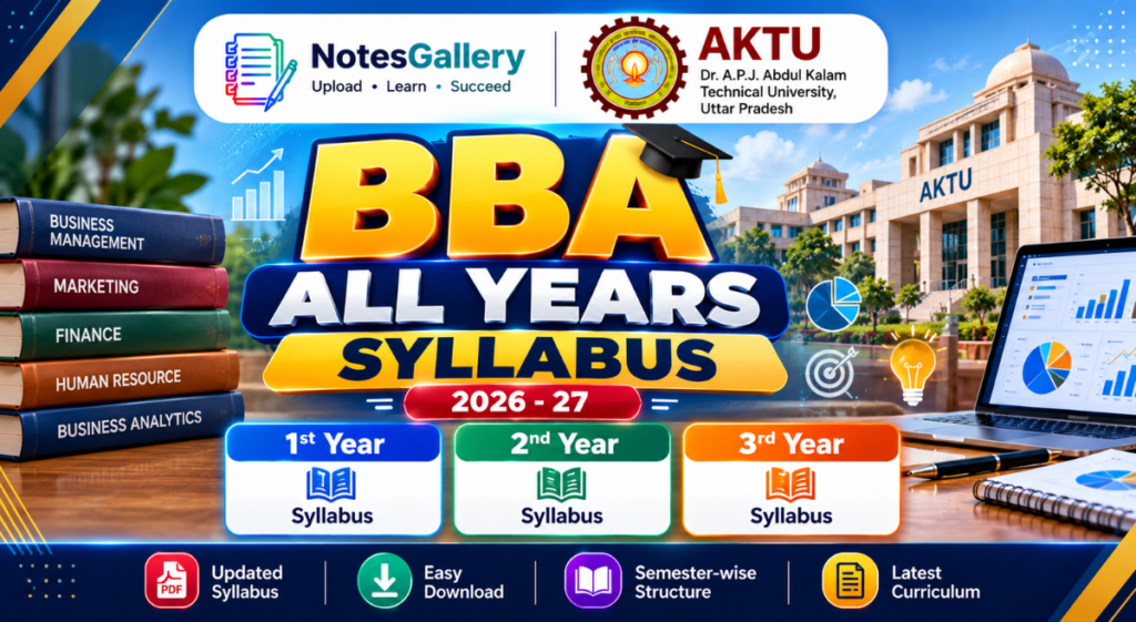 AKTU BBA Syllabus