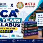 AKTU BCA Syllabus