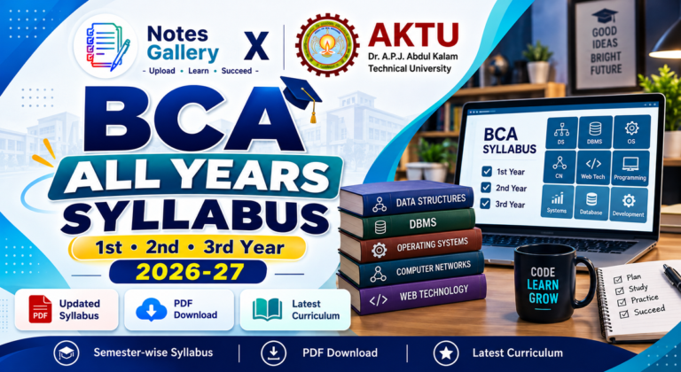 AKTU BCA Syllabus