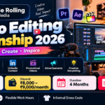 Be Rolling Media Video Editing Internship 2026: Delhi Hybrid Role
