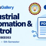 Industrial Automation and Control Unit 2 Notes – AKTU B.Tech 5th Semester