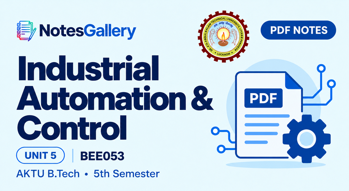 Industrial Automation and Control