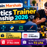 Main Marshals Robotics Trainer Internship 2026: Lucknow Role