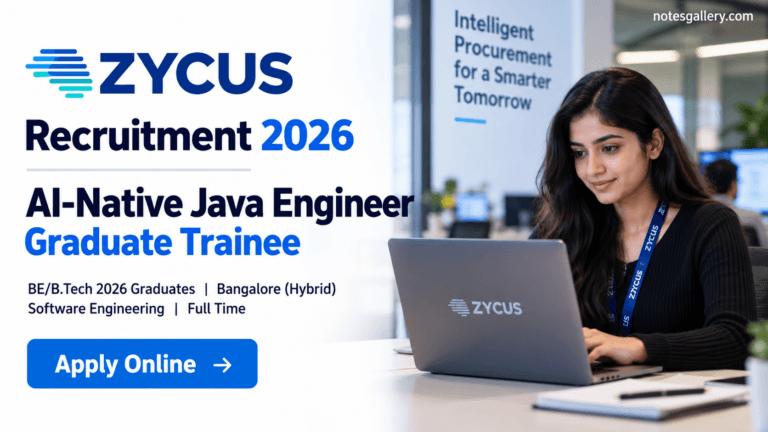 Zycus AI-Native Java Engineer 2026: Eligibility, Deadline & Apply Online